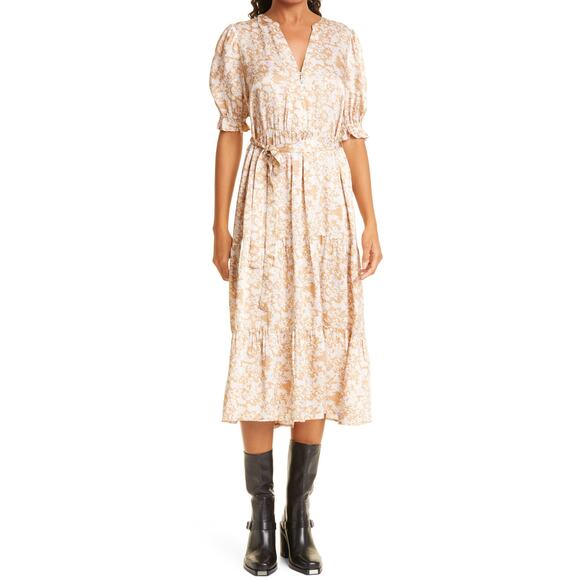 Rails Dresses & Skirts - Rails Floral Silk Dress Size XS